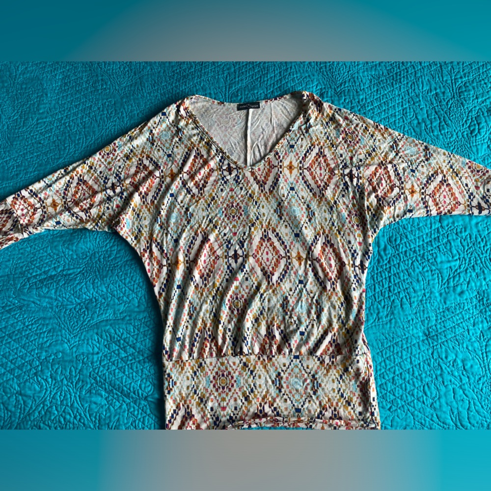 Market & Spruce V-Neck Blouse